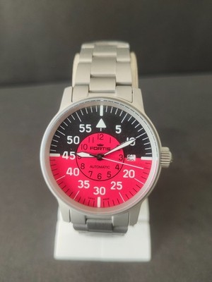 Fortis Flieger Cockpit Automatic date Men's Swiss Pilot Wrist Watch
