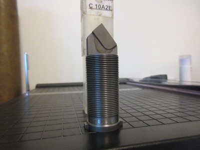 Devlieg Microbore 10A2E Angular Brazed Carbide Boring Cartridge 1''-20 Thrd NOS