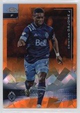 2021 Topps Chrome MLS Sapphire Edition Orange 20/25 Cristian Dajome #118 0vl1