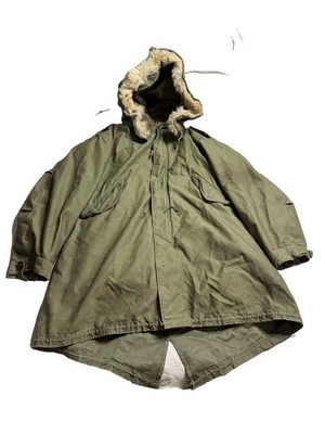 Vintage US GI M-1951 M-51 Fishtail Extreme Cold Hooded Parka M1951 M51 Complete