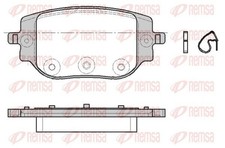 Bremsbelagsatz Scheibenbremse REMSA 1965.00 für OPEL VIVARO K0 Bus ZAFIRA LIFE 3