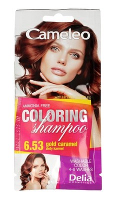 Delia Cosmetics Cameleo Color Shampoo Nr. 6.53 Golden Caramel 1 Stück