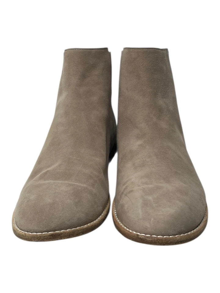 Eileen Fisher Mujer’s Talla 9 Botines Cuero Gamuza Tostado Botines Zapatos Foto 3 de 4