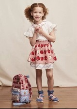 NWT Matilda Jane Heart to Heart Apple Pull-On Skirt Size 14