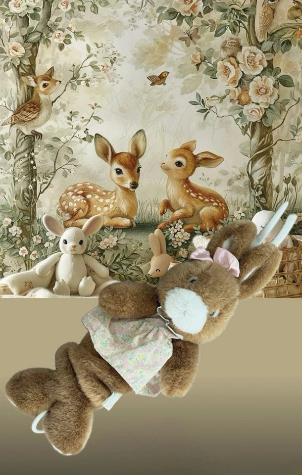 De Colección Cuna Móvil Musical Niña Carters Prestigio Juguete Oso de Peluche Conejito de Pascua Foto 3 de 3