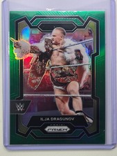 Ilja Dragunov 2024 Panini Prizm WWE #184 Green Prizm Trading Card