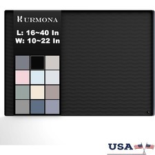 Silicone Under Sink Mat Waterproof Oil Resistant Cabinet Protector Drainage Mat