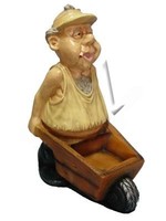 Vase + Statuen Blumenvase Vasen Deko Blumentopf Dekoration TöPfe Figur Skulptur