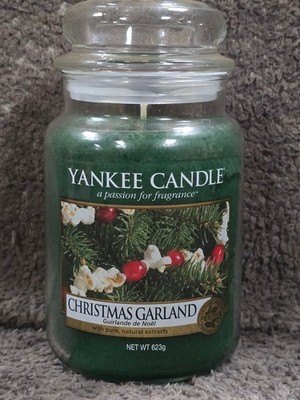 Yankee Candle Large Jar Christmas Garland 2019 Rare Hard To Find