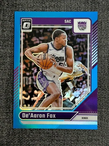De"Aaron Fox 2024-25 Panini Donruss Optic Basketball Aqua Prizm /225 #219