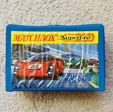 Vintage 1970 Matchbox Superfast Collector s MINI CASE with Diecast Lot of Cars