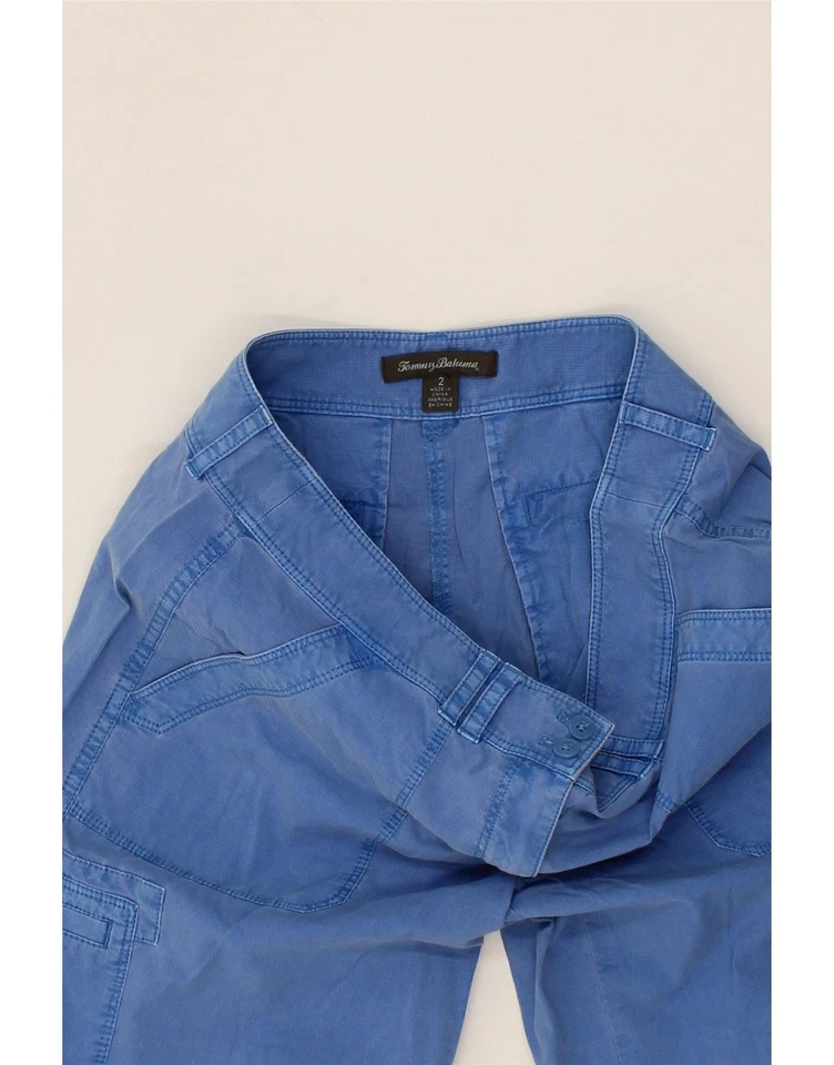 Pantalón capri cargo recto TOMMY BAHAMA para mujer EE. UU. 2 XS W30 L23 azul BW03 Foto 3 de 3