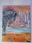 Horse Painting 11x14 Original Canvas Expressionist Farmhouse Equine Art Wachtel — photo 6