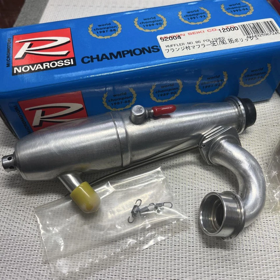 Novarossi Rx-21R 3.5cc Racing Engine Set with Muffler & Turbo Plugs, Used - Image 2 of 4