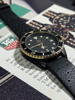 Tag Heuer 1000 Professional 980.029N Black PVD and Gold (Tropic