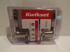 New Kwikset Keyed Entry Satin Nickel Balboa 94050-549 non handed Door Lever NIB