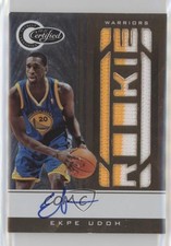 2010-11 Totally Certified Rookie Gold Signatures 24/25 Ekpe Udoh #158 Auto fm0