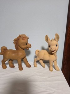 Vintage Rempel Horse and Donkey set