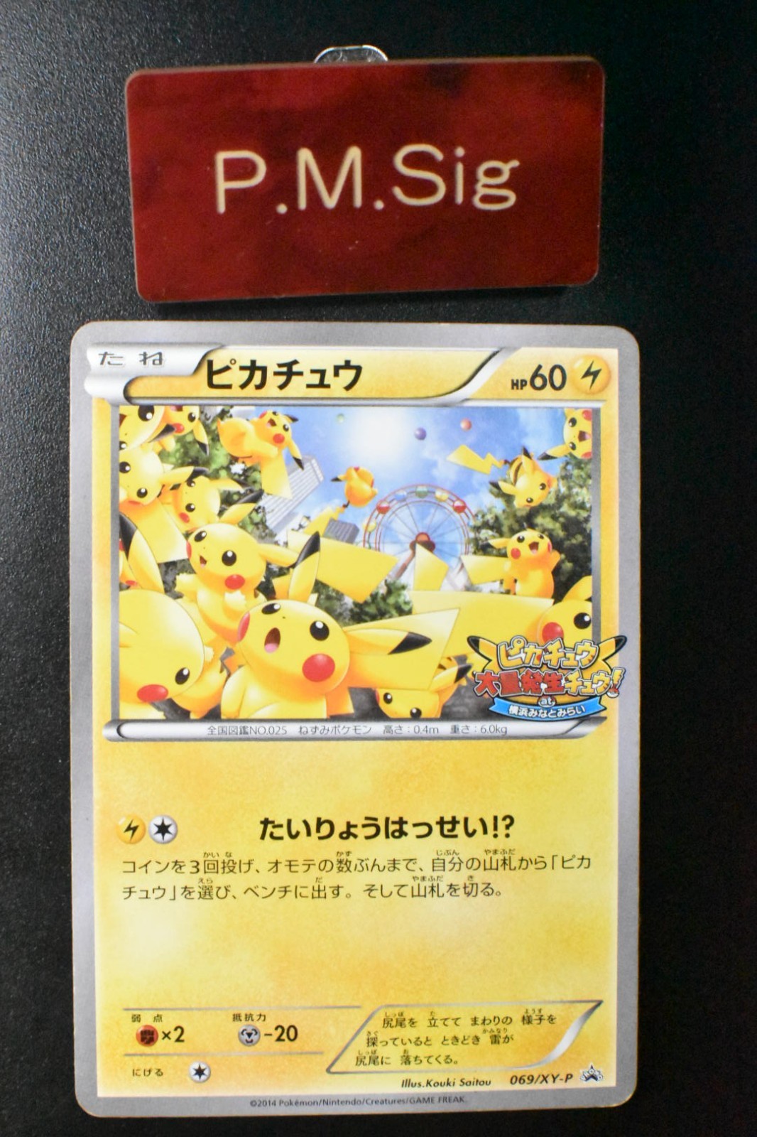 Pikachu Outbreak! 069/XY-P XY Promo 2014 Japanese Pokemon Card