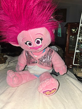 DreamWorks Trolls Poppy Large Pink Plush Doll, Washable, 2016
