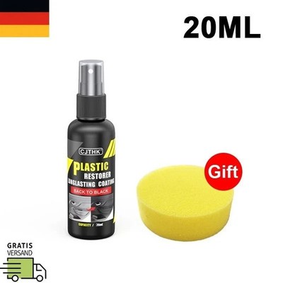 Auto-Kunststoff-Restaurator, zurück zu schwarzem Glanz, Kunststoff-Renovierer