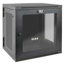 Tripp Lite 19 Inch 12U Wall Mountable Rack Enclosure Server Cabinet - Black