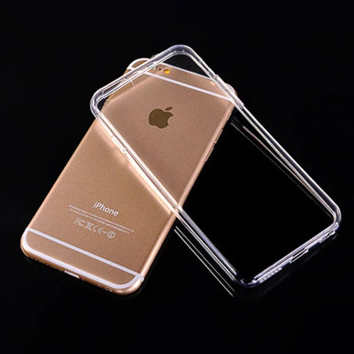 Hülle Cover Stoßfest Schutz Slim Dünn TPU Gel für Apple iPhone 7 8 Plus