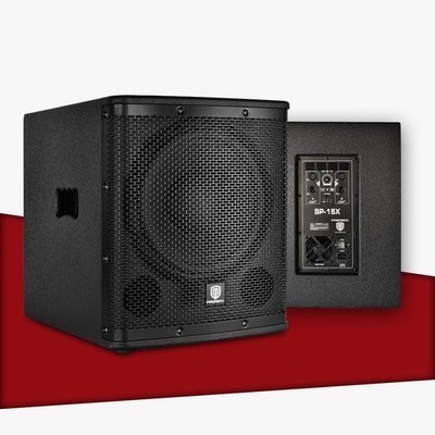 PRORECK Active Powered DJ Speaker 15 inch 2000W PEAK Subwoofer with Class-D Amp