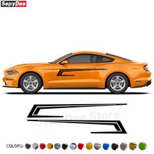 Car Door Side Sticker Hockey Stripe Decal for Ford Mustang Shelby GT GT500 GT350