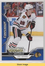 2018-19 Upper Deck Compendium Rookies Blue Henri Jokiharju #811 READ o1h