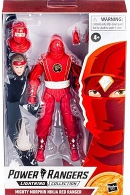 Mighty Morphin Power Rangers Lightning Ninja Rangers Rot Neu 