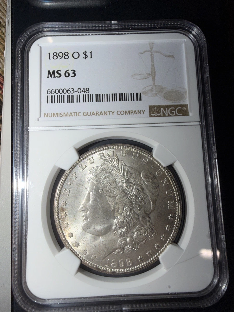 MS 63 Graded 1898 Year Morgan US Dollars (1878-1921) for sale | eBay