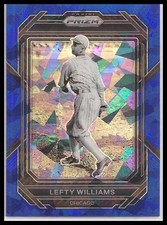 2023 Panini Prizm Blue Cracked Ice Lefty Williams #227 Chicago White Sox