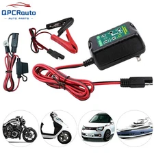 6V 12V Automatic Battery Charger Maintainer Motorcycle Trickle Float For Tender