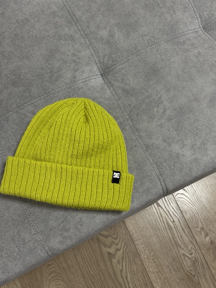 Sombrero de skate vintage DC Shoes tejido Y2K verde Foto 3 de 4