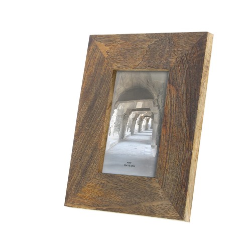 Marco de fotos rectangular de madera marrón 79068, marrón - Imagen 7 de 7