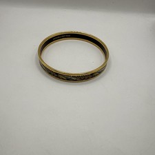 Michaela Frey Armreif Emaille vergoldet Vintage Top 7cm Durchmesser