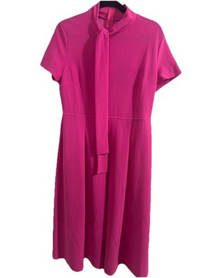 Stylewe Woman Hot Pink Short Sleeve Dress Size L NWT Polyester Spandex |  eBay