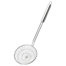 Best Utensils Asian Kitchen Stainless Steel Spider Strainer 5-Inch, Silver 