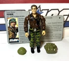 GI Joe Hawk 1986 v2 *NEAR MINT, Near Complete w/File Card!* Vintage ARAH NICE!