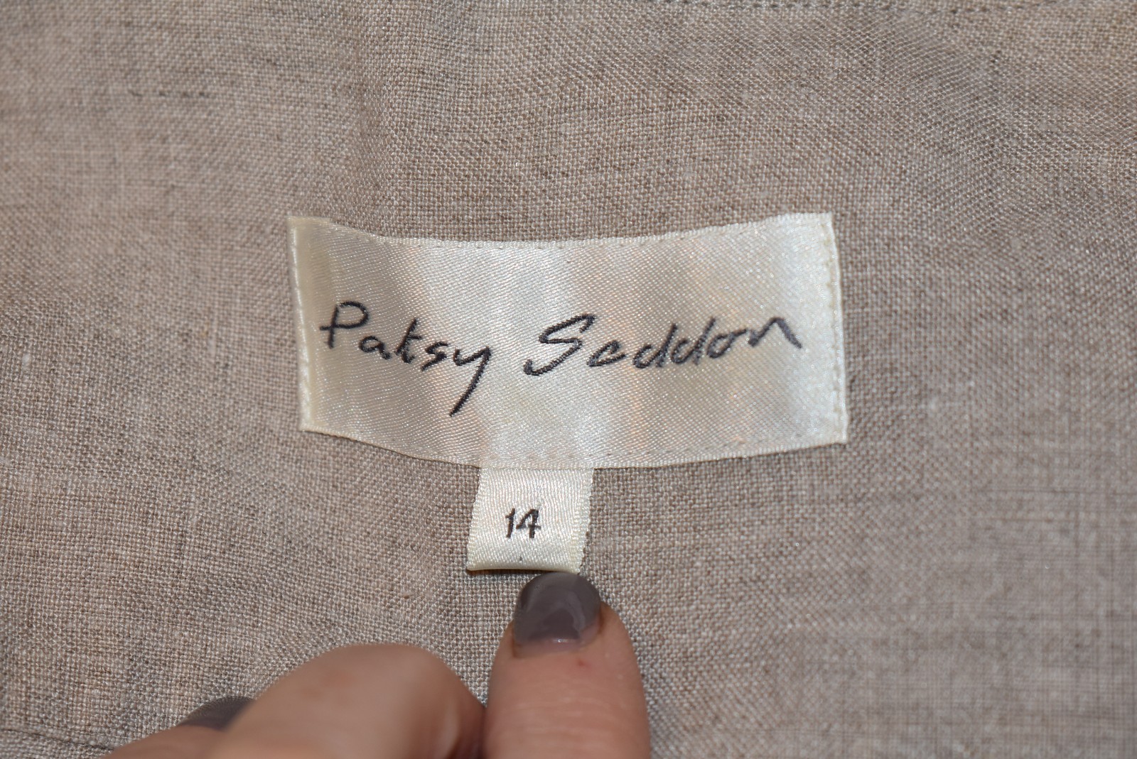 PATSY SEDDON Natural Colour Linen Sleeveless Dres… - image 15