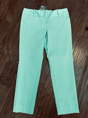 NWT~THE LIMITED~Ideal Stretch Ankle Chino Pants Mint Green  Sz 10