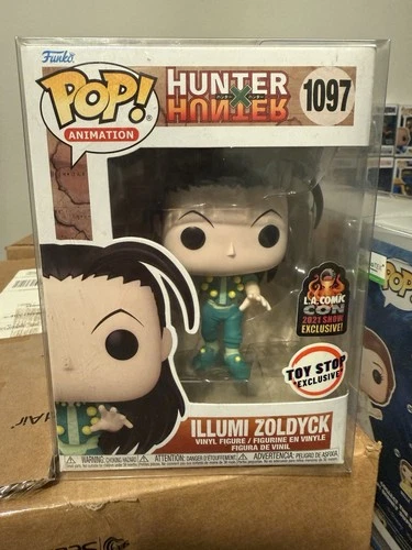 Funko Pop! Animation: Illumi Zoldyck #1097 LA Comic Con Exclusive +PROTECTOR J3