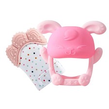 Baby Teether and Mitten 2 Pack, Baby Chew Teethers for Sucking Needs, Pain , ...