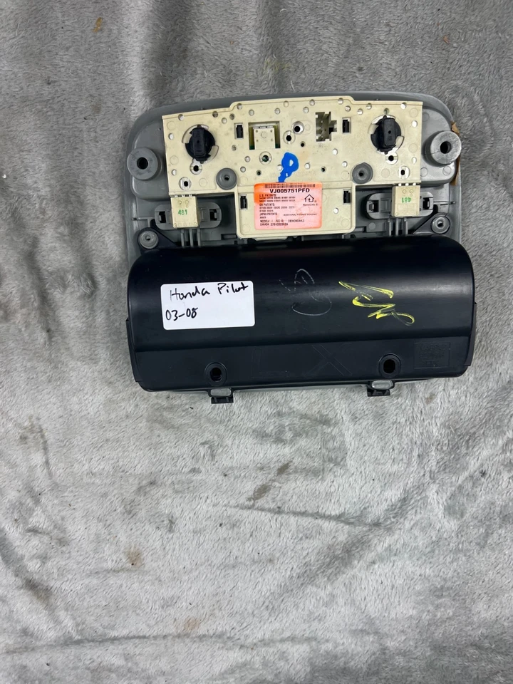 Honda Pilot Acura 2003-2008 mapa superior domo consola de luz 3 pines Homelink OEM Foto 4 de 4
