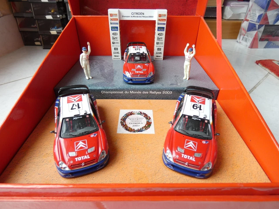 Citroen Xsara WRC Loeb Sainz Mcrae Champion Mondo Rally 2003 NOREV 1/43 Scatola - Immagine 2 di 4
