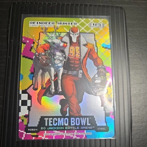 Bo Jackson Battle Arena Tecmo Bowl Reindeer Hunter RD614 Steel 80's RAD Garrett