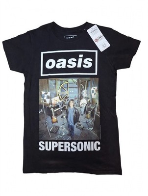 Offizielles OASIS SUPERSONIC 2025 T-Shirt Original Shirt Schwarz Baumwolle 100% Unisex