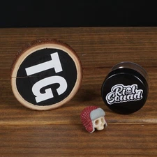 Riot Squad EDC Bead Maroon Trapper Skull ✅ Trusted Seller