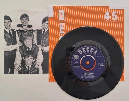 The Rolling Stones "Paint It Black"1966 Decca Records Original UK 7"Single 🇬🇧